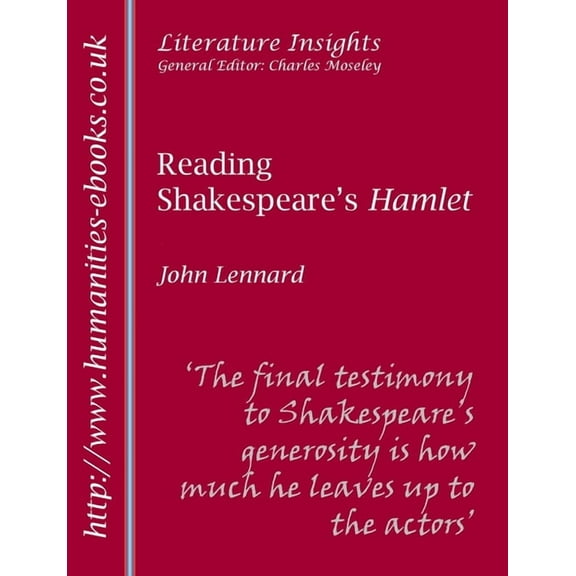 Humanities Insights Reading Shakespeare's Hamlet, (Paperback)