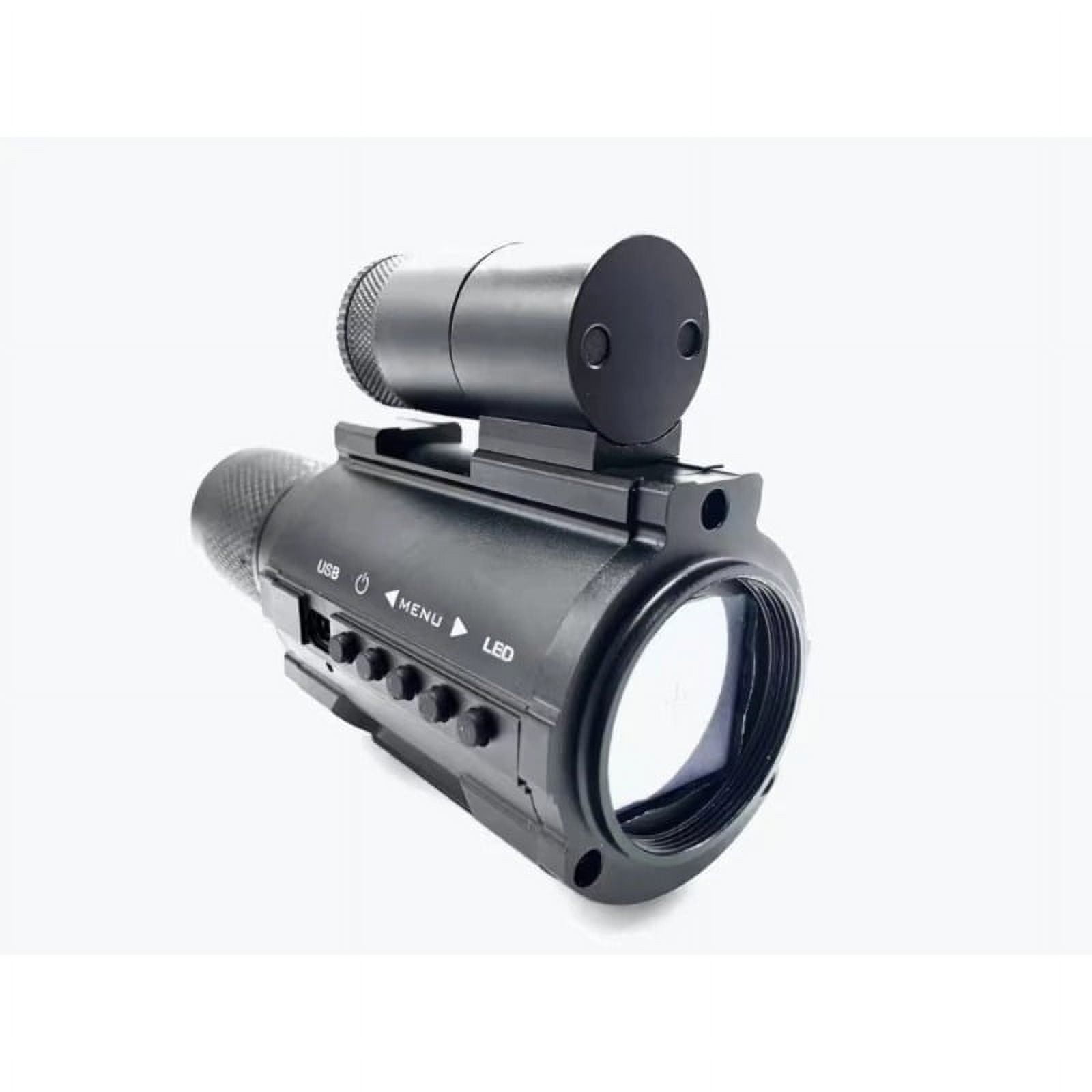 3X Night Vision Scope - Durable Metal Construction, Built-in 850nm IR Illuminator for Outdoor Use, Compatible with 11-20mm Rails, Shock-Resistant Design for Hunting & Night Surveillance