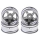 thumbnail image 2 of Llantas y bujes para modelos de coche de carretera RC a escala 1:10 para neumáticos HSP 94122 y 94123 Plata, 2 of 9