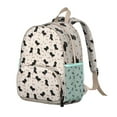 thumbnail image 2 of Dog Lover Travel Backpack with Cute Bone and Paw Print, Lightweight School Bag for Everyday Use, Compact and Adorable Design, 2 of 6