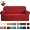 thumbnail image 1 of CHOK 2024 2-Piece Set Slipcover Sofa & Loveseat Cover Protector 4-Way Stretch Elastic - 96” x 74” Navy, 1 of 5