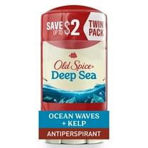 Old Spice Men's Antiperspirant Deodorant, Invisible Solid Stick, Deep Sea, 2.6 oz (2 Pack)