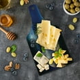 thumbnail image 5 of Moon Cutting Board, Full Moon Rising with Shooting Star Cloudy Night Sky Celestial Elements, Tempered Glass Cutting and Serving Board, Wine Bottle Shape, Navy Blue White Apricot, by Ambesonne, 5 of 5