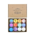 thumbnail image 2 of Bath Bombs Gift Set 12 Pcs Shea & Coco Butter Dry Skin Moisturize, Perfect For Bubble Spa Bath, 2 of 5