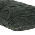 thumbnail image 4 of 24" x 5" x 16" Transitional Gray Pillow Cover With Poly Insert, 4 of 4