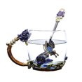 thumbnail image 4 of Labymos Blue Rose Enamel Craft Water Cup Drink Mug with Handle Design Tea Coffee Cup, 4 of 8