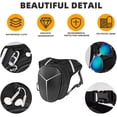 thumbnail image 4 of Riñonera para motocicleta, bolsa cartuchera para hombres y mujeres, riñonera impermeable para senderismo, Camping y ciclismo, 4 of 5