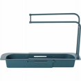 thumbnail image 1 of Fregadero telescópico, escurridor de cocina, cesta de almacenamiento, bolsa, soporte para grifo, estante ajustable para fregadero de baño, accesorio de cocina (azul marino) Sailing Electrónica, 1 of 5