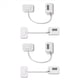 thumbnail image 1 of 4 Piezas de Cerradura de Refrigerador, Cerradura de Congelador, Cerradura de Puerta de Nevera, Combinación de Cerraduras de Seguridad para Niños para Cajones de Gabinetes (Blanco), 1 of 5