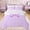 Purple, variant on Erosebridal Bowknot Polka Dot Queen Comforter Set, White Black Love Heart Bedding Comforter Set for Girls Kids Teens, Polka Dot Reversible, 3pcs