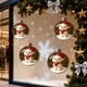 thumbnail image 5 of mfyjkho Adorno navideño transparente con forma de bola y escena invernal en miniatura para árbol de Navidad (8 cm, 1 unidad), 5 of 6