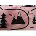 thumbnail image 5 of oneOone Cotton Silk Light Pink Fabric Mountain Pattern Fabric For Sewing Printed Craft Fabric By The Yard 42 Inch Wide, 5 of 5