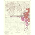 thumbnail image 2 of USGS 12x14 Gold Ornate Wood Framed with Double Matting Museum Art Print Titled - West Amarillo Texas Quad - USGS 1960, 2 of 4