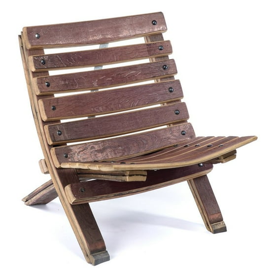 Co9 Design Wine Outdoor Barrel Adirondack Chair Com