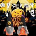 thumbnail image 2 of Halloween Wizard Hat Gnome Desktop Ornaments Cute Elf Soft for Doll Home Desk Cr, 2 of 4