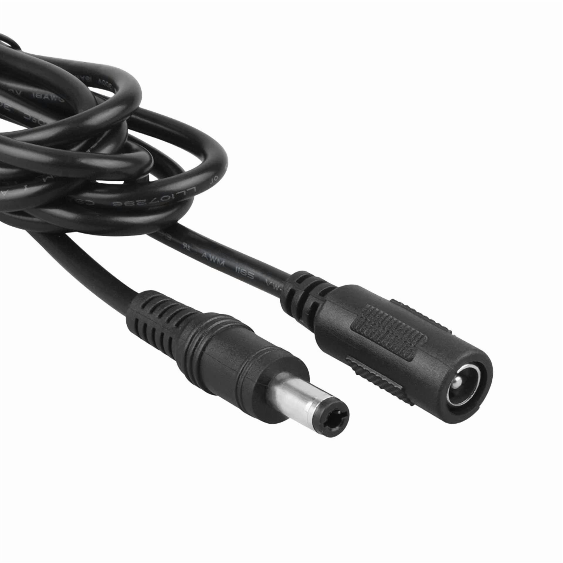 BUTTERFLY- 6Ft 5.5 X 2.5Mm Dc Power Jack Male To Female Extension Cable Cord Lead Plug D2W8