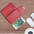thumbnail image 3 of Luxury Leather Messenger Bags Women Clutch Mini Crossbody Shoulder Bag Female Large Capacity Phone Bag Ladies Purse, 3 of 9