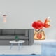 thumbnail image 2 of Escultura de estatua de resina de niña tradicional china con koi Feng Shui, figura en miniatura, decoración de escritorio para dormitorio, oficina, 2 of 8