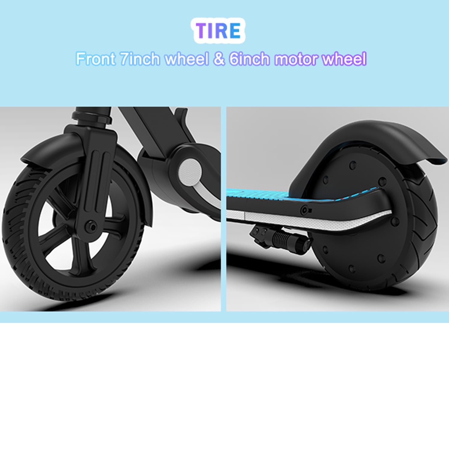 CIPACHO 32" Electric Kids Scooter for Boys Girls with 3 Adjustable Height, Safety Two Wheels Kids Kick Scooter Over 6 to 12 Years Old, Blue CIPACHO 32" Electric Kids Scooter for Boys Girls with 3 Adjustable Height, Safety Two Wheels Kids Kick Scooter Over 6 to 12 Years Old, Blue