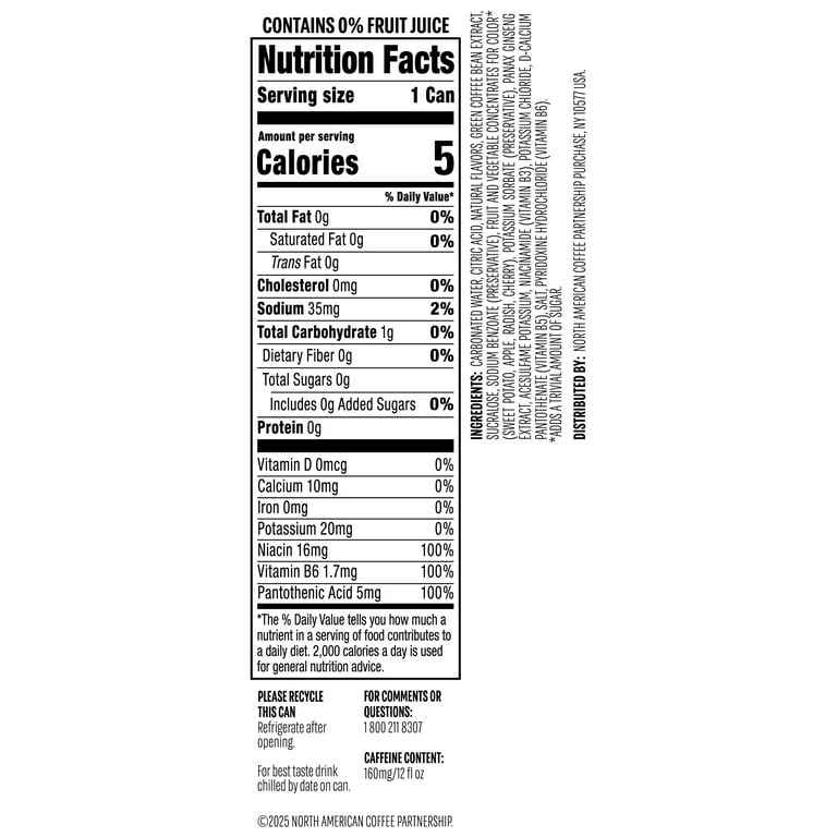 Starbucks Iced Energy Zero Sugar Watermelon Twist, 12 fl oz Cans, 12 Pack photo 6