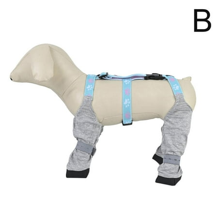 Dog Suspender Boots  Dog Paw Boot Leggings Shoes Waterproof Dog Shoes Adjustable Suspender Boots Dog Paws Protector for Winter Snow Rain Hiking  Pink H2E6
