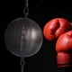 thumbnail image 5 of Saco de boxeo premium de doble extremo con cuerda elástica y bola de velocidad para práctica. Negro, 5 of 8