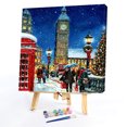 thumbnail image 2 of Kit de pintura al óleo de Big Ben acrílico por números, pintura DIY sobre lienzo, artesanía sin marco Hugtrwg Para estrenar, 2 of 9