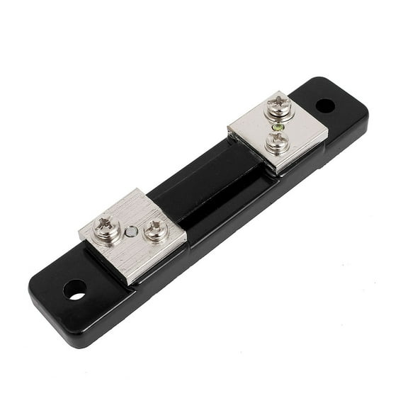 Analog Digital Panel Meters 50Amp 75mV DC Current Shunt Black