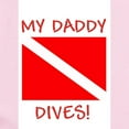 thumbnail image 2 of CafePress - Daddy Dives SCUBA Diving Infant Bodysu - Baby Light Bodysuit, Size Newborn - 24 Months, 2 of 4