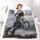 thumbnail image 5 of Motocross Sucio anti-pilling, suave, ligera, esponjosa y acogedora de lujo para hogar y cocina – Perfecta para niños y adultos,120X180cm, 5 of 6