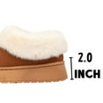 thumbnail image 4 of BERANMEY Casual Warm Snow Mini Boots for Women Stylish Cozy Plush Sports Boots Ankle Anti-Slip Comfy Scuff Warm Plush Boots with Faux Fur Lining Couple's Shoes for Women and Men, 4 of 9