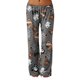 thumbnail image 2 of Kawaii Pajamas for Women Girls Cartoon Cat All Over Print Flannel Christmas Halloween Anime Soft Sleep Pajamas Pants, 2 of 7