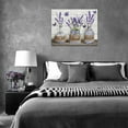 thumbnail image 3 of Farmhouse Bathroom Decor Wall Art Purple Lavender Bathroom Pictures for Wall Rustic Country Bathroom Canvas Prints Bathroom Sign Painting Framed Artwork Decor for Bathroom Bedroom 12"x16", 3 of 6