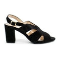 thumbnail image 2 of Eric Michael Womens Lark Cut-Out Suede Slingback Heels, 2 of 6
