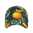 thumbnail image 2 of Yiaed Fresh Orange Print Cap Adjustable Size for Running Workouts and Outdoor Activities All Seasons, 2 of 5