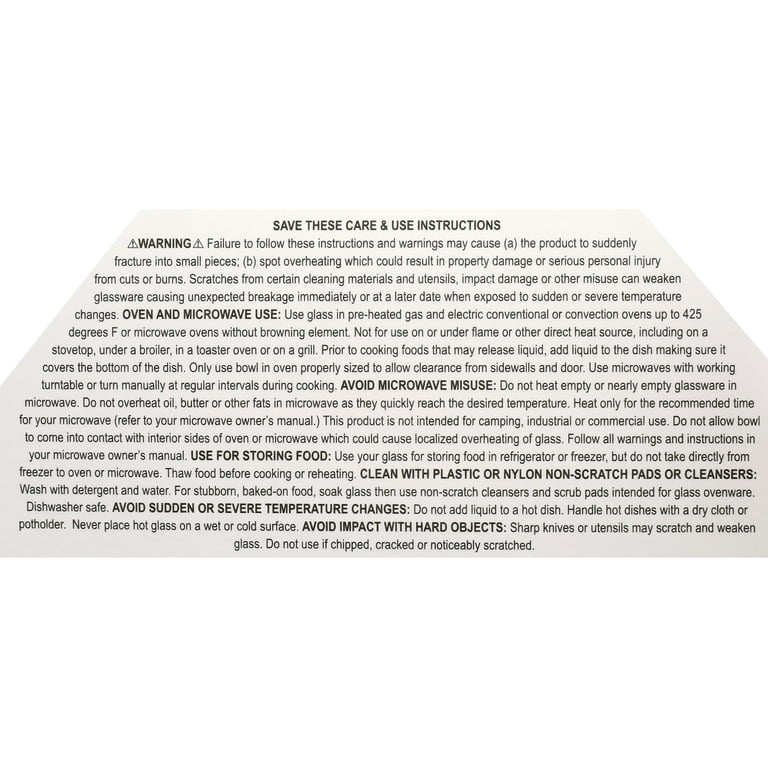 Mainstays 4-Quart Clear Glass Mixing Bowl photo 7