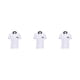 thumbnail image 1 of Uniformes de Chef Jumpingount para mujer abrigo de Chef manga corta resistente al desgaste Blanco 4XL, 1 of 6