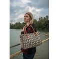 thumbnail image 3 of Myra Bag Women's Freedom Of Stars Grey Tote Bag Double Handle Canvas New, 3 of 6