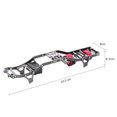 thumbnail image 4 of Carriles de bastidor SCX10 con viga de bastidor de grafito de carbono para 1/10 Axial SCX10 RC Carro Meterk Accesorios RC, 4 of 7