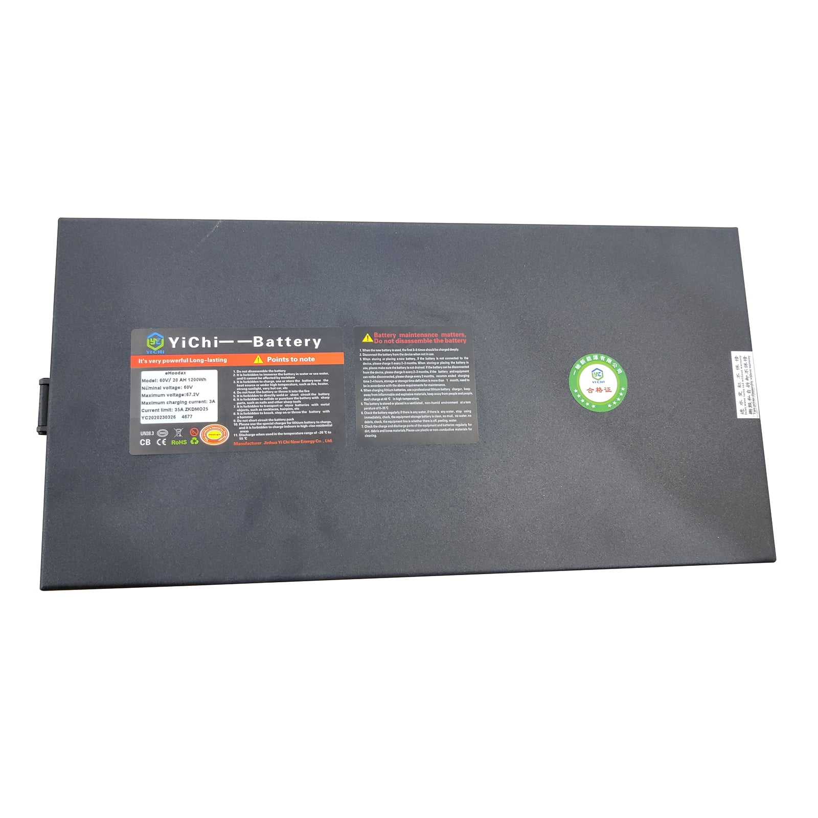 City CoCo Electric Scooter Battery 60V20AH Charging Range 20-30 MI Free Shipping