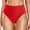 Red, variant on HXWCHs Hipsters Swim Pants Swimwear for Women Casual High Rise Solid Color Split Plus Size Trunks Swim Bottoms S Blue