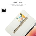 thumbnail image 6 of Allytech Galaxy Tab A 8.0 Case T380/T385 2017 Released, PU Leather Slim Folio Kickstand Smart Shell Auto Sleep Wake Protective Cards Pocket Wallet Case for Samsung Galaxy Tab A 8.0, Forever, 6 of 7