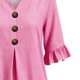 thumbnail image 5 of Neewe Women's Fashion 3/4 Sleeve Shirts, Striped V Neck Casual Pullover Tops Blouses with Spring Fall, 5 of 5