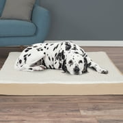 Petmaker Orthopedic Dog Bed, Tan, 35" x 44"
