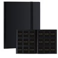 thumbnail image 1 of Archivador de cartas BOOMIBOO de 9 bolsillos para 360 cartas, negro, 1 of 7