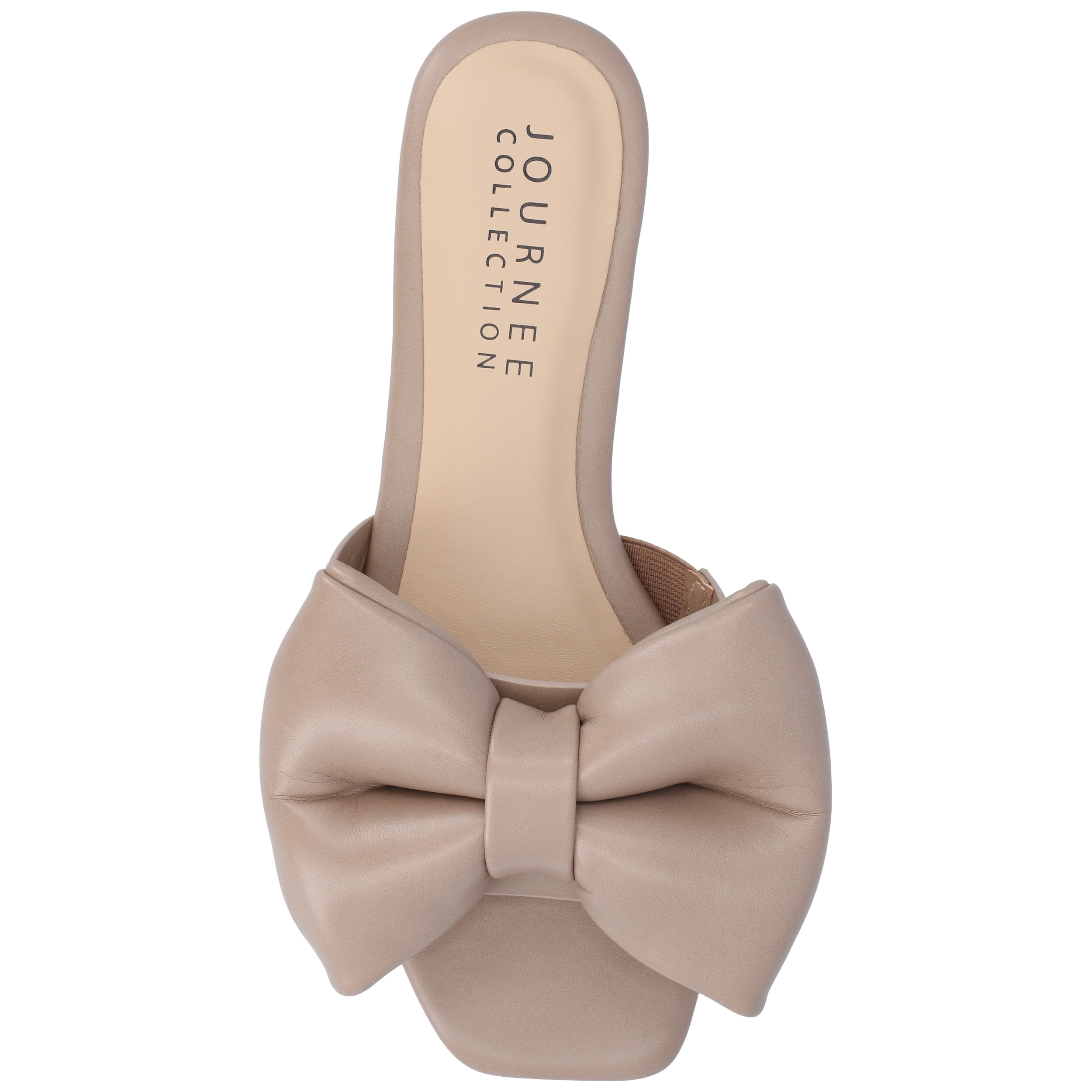 Journee Womens Fayre Slip On Flat Sandals, Widths Available