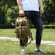 thumbnail image 4 of Sling Messenger Bag Oxford Fabric Large Capacity Outdoor Shoulder Backpack for Travel HikingSoil Color, 4 of 5