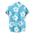 thumbnail image 6 of UVEASISHA Mens Tropical Beach Shirts,Floral Shirts for Men Short Sleeve Lapel Button Down Shirt Big and Tall Casual Loose Hawaiian Shirts Today Sales, 6 of 6