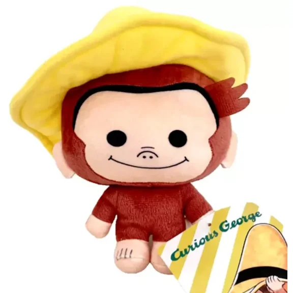 Curious George with Yellow Hat 7 inch Plush Toy