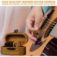 thumbnail image 3 of Juego de púas de guitarra para bajo acústico, púas de guitarra personalizadas con caja, púas de guitarra con estuche, correas de guitarra personalizadas, soporte para púas, 3 of 5